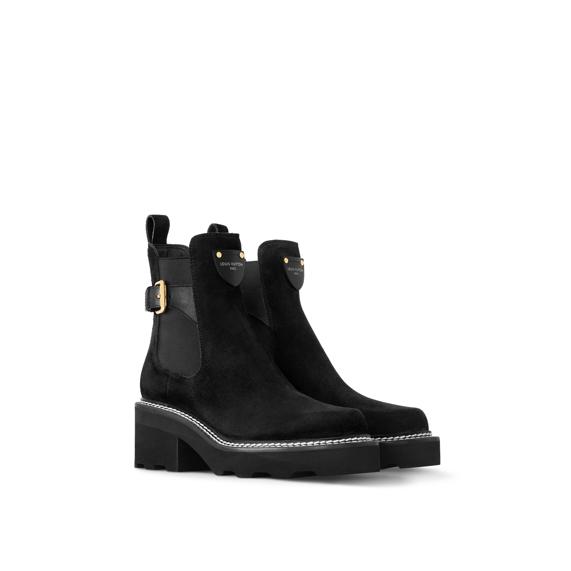 Louis vuitton cheap studded boots